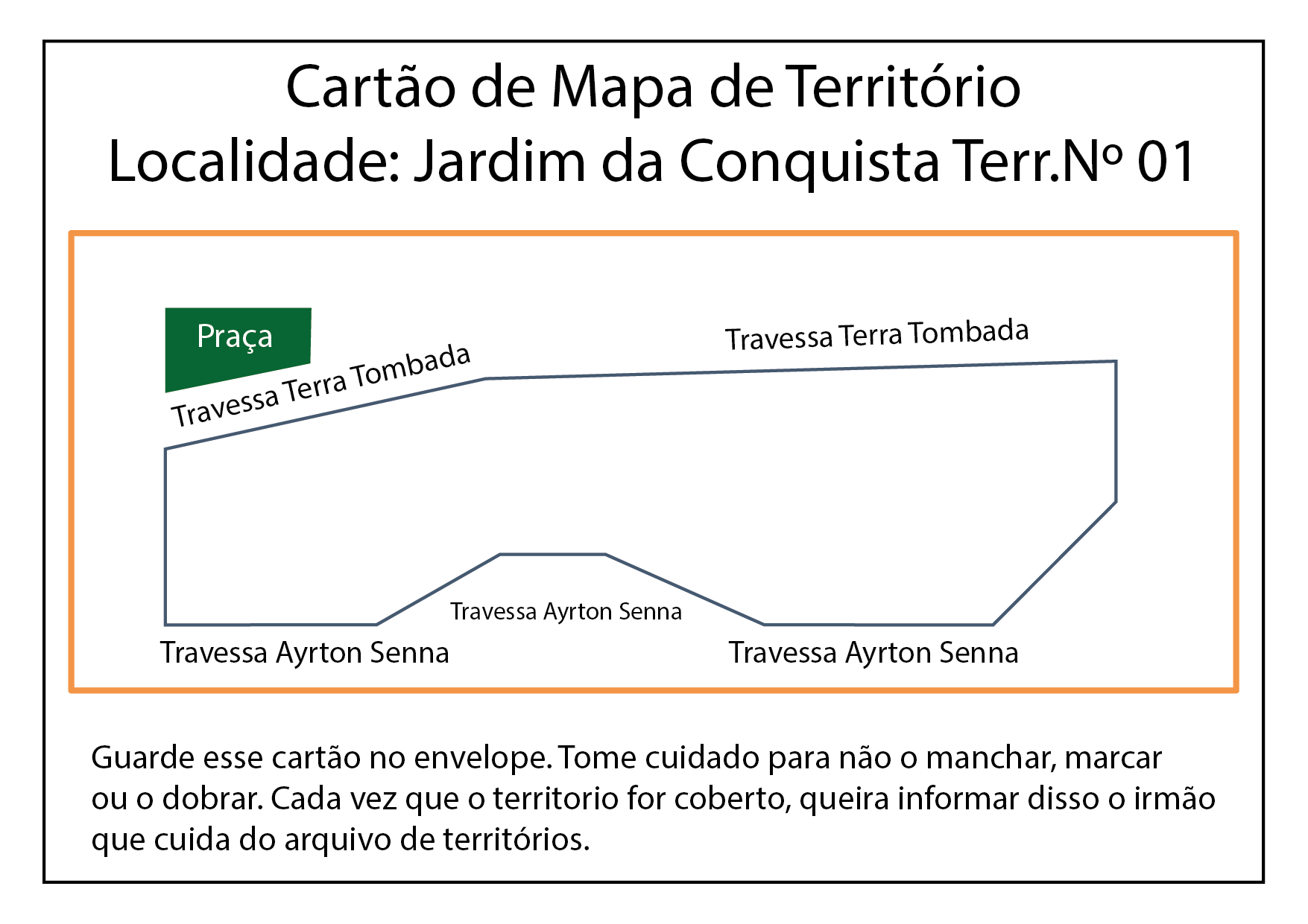 Cartão de Mapa de Território 01